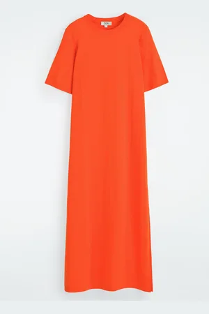 COS Abito T-Shirt Midi In Cotone