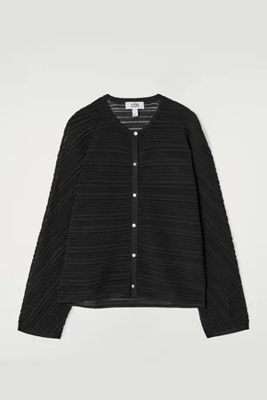 COS Cardigan In Maglia A Righe