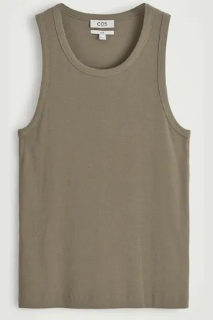 COS Canotta Slim In Cotone A te