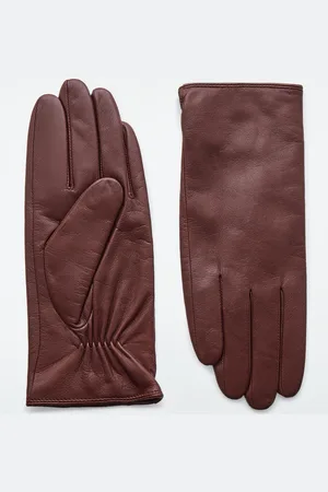 COS Guanti In Pelle Foderati In Cashmere