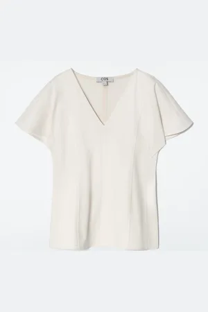 COS Petalsleeve Cotton Top