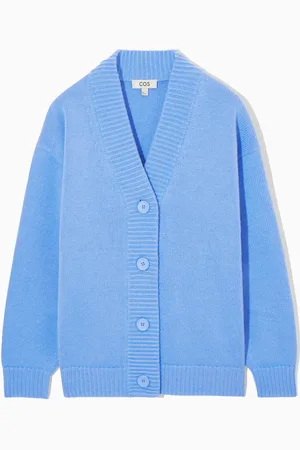 COS Cardigan Avvolgente In Lana Con Scollo A V