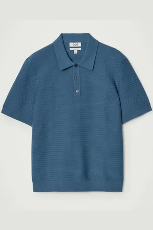 COS Polo In Maglia Di Cotone Testurizzata