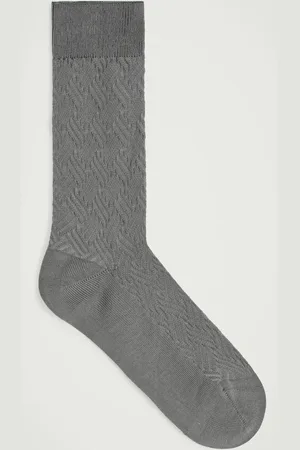 COS Zigzag Cotton Socks