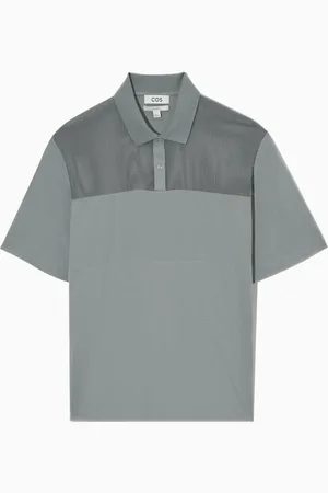 COS Meshpanel Polo Shirt in