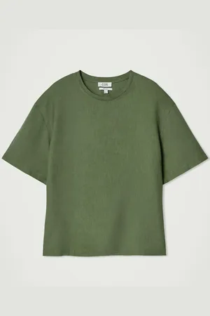 COS T-Shirt In Lino Dal Taglio Rilassato in