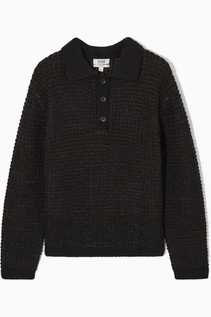 COS Polo Bicolore In Maglia A Nido D