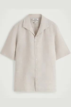 COS Camicia In Lino A Maniche Corte in