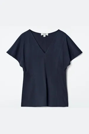 COS Petalsleeve Cotton Top