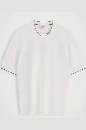 COS T-Shirt In Maglia Con Bordi A Contrasto