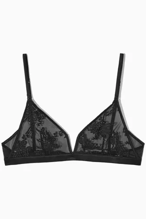 COS Reggiseno A Triangolo In Rete Ricamato