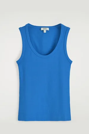 COS Ribbed Scoopneck Tank Top