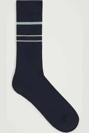COS Striped Ribbed Cotton Socks