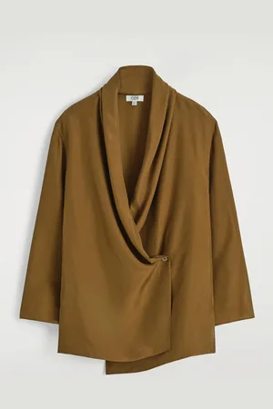 COS Blazer Con Revers A Scialle In Seta