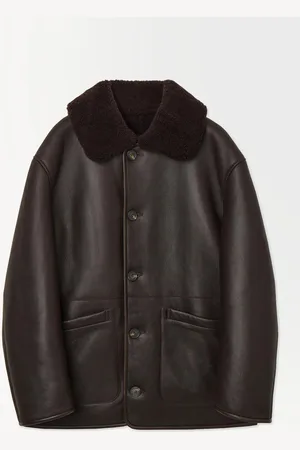 COS Giacca Da Aviatore Double Face In Shearling
