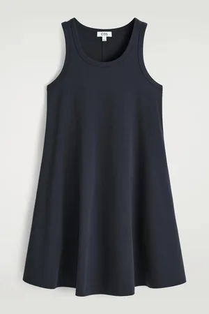 COS Abito Mini Swing In Jersey Di Cotone