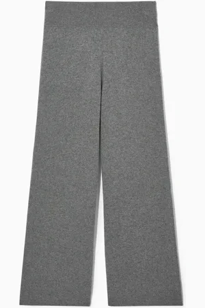 COS Pantaloni A Gamba Larga In Puro Cashmere