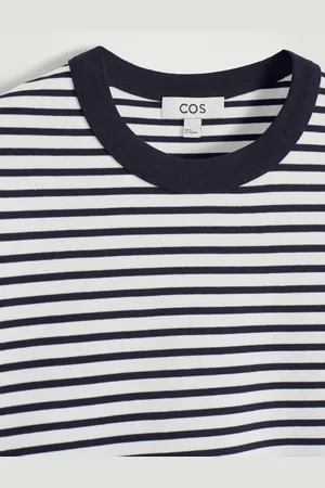 COS T-Shirt Girocollo In Cotone Interlock in