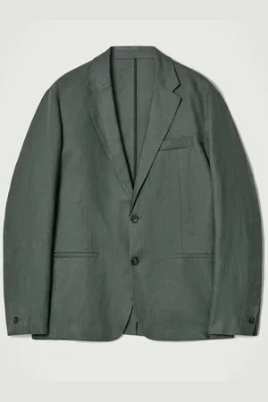 COS Blazer Monopetto In Lino in