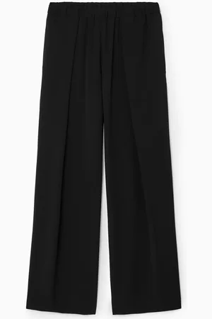 COS Pantaloni Elasticizzati A Gamba Larga Con Plissé