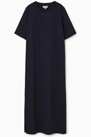 COS Abito T-Shirt Midi Con Spacco