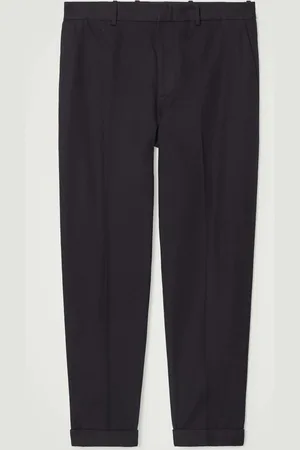 COS Pantaloni In Twill Affusolati Con Risvolto