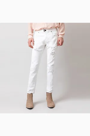 GAËLLE Jeans effetto vissuto con logo