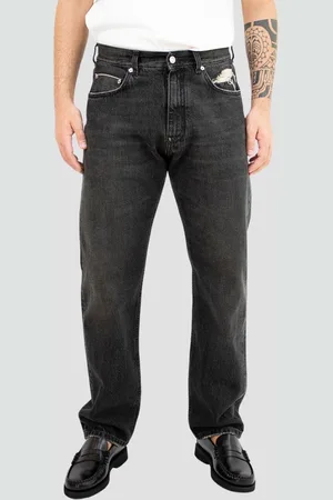GRIFONI Jeans in cotone con dettagli used