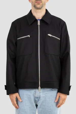 Les Hommes Giubbino con patch logo
