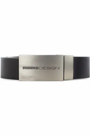 Momo Cinture reversibile in pelle con logo