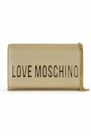 Moschino Borsa a tracolla con logo lettering