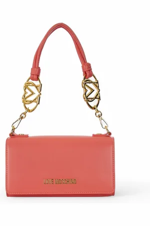 Moschino Borsa a spalla con logo lettering