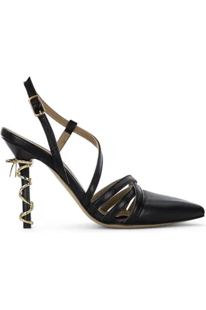 Wo milano Décolleté in pelle con cinturino