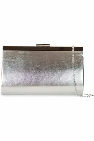 Exe Pochette in tessuto glitterato