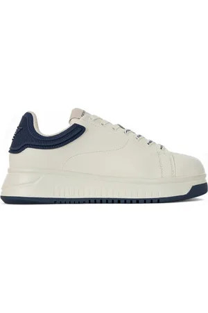 Emporio Armani Sneakers in pelle con logo