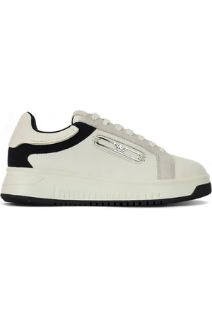 Emporio Armani Sneakers in pelle con logo Eagle