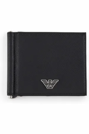Emporio Armani Portafoglio in pelle rigenerata con logo