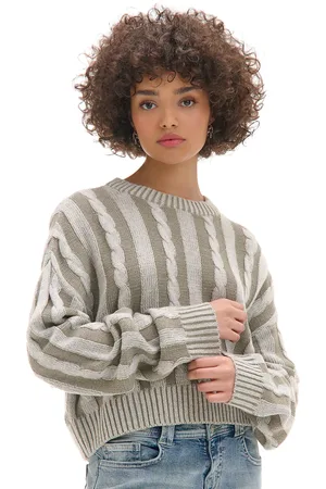 Cropp Maglione verde marrone