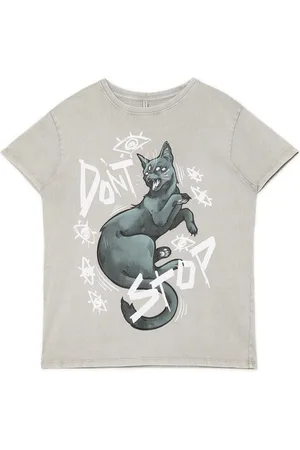 Cropp T shirt bianca con stampa