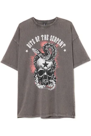 Cropp T shirt oversize con stampa