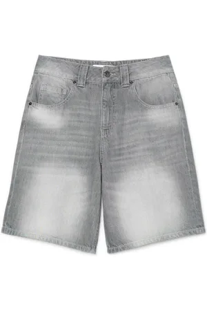 Cropp Shorts in denim con effetto lavato