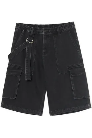 Cropp Shorts in denim con effetto lavato