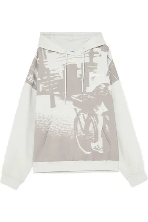 Cropp Felpa con cappuccio stampata