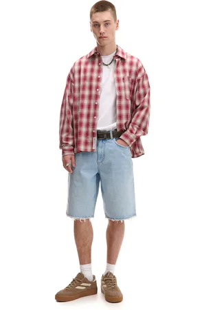 Cropp Shorts in denim con effetto lavato