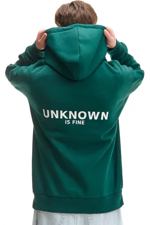Cropp Felpa con cappuccio verde