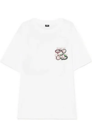 Cropp T shirt bianca con stampa