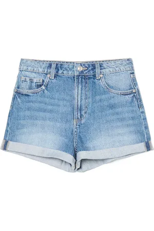 Cropp Shorts in denim con effetto lavato