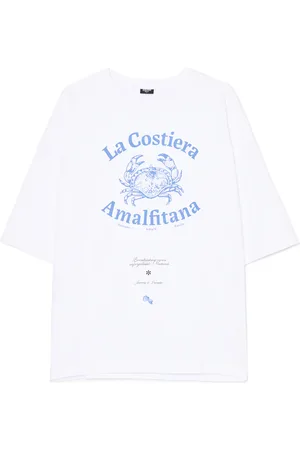 Cropp T shirt bianca con stampa