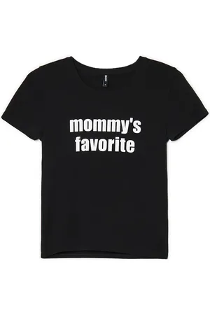 Cropp T shirt nera con stampa