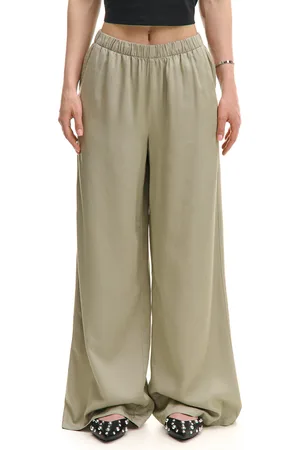 Cropp Pantaloni semplici verde marrone